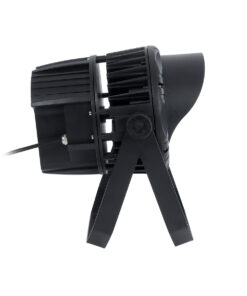 GloboStar® FLOOD-KARA 90817 Προβολέας Wall Washer Σποτ με Αντιθαμβωτική Γρίλια για Φωτισμό Κτιρίων LED 54W 6750lm 5° DC 24V Αδιάβροχο IP67 Μ28 x Π32 x H27cm Φυσικό Λευκό 4500K – Γκρι Ανθρακί – 3 Χρόνια Εγγύηση