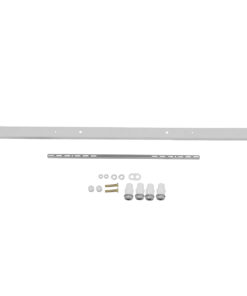 DIY Ροζέτα Φωτιστικού Λευκή Ορθογώνια 1200x50mm με 4 Τρύπες GloboStar 90825