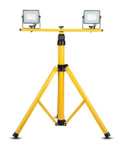 Κίτρινη Βάση Τρίποδας για LED Προβολείς Αλουμίνιο V-TAC – 9104