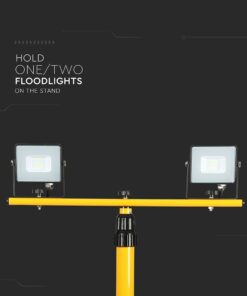 Κίτρινη Βάση Τρίποδας για LED Προβολείς Αλουμίνιο V-TAC – 9104