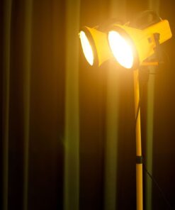 Κίτρινη Βάση Τρίποδας για LED Προβολείς Αλουμίνιο V-TAC – 9104