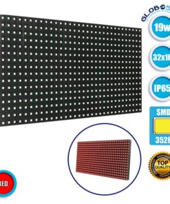 Ανταλλακτικό Panel Module P10 SMD 2835 32x16cm για Κυλιόμενη Πινακίδα LED Κόκκινο Αδιάβροχο IP65 GloboStar 91100