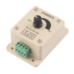 ΕΞΩΤΕΡΙΚΟ DIMMER 12-24V DC 8A EUROLAMP – 145-71405