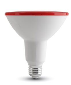 LED Λάμπα E27 PAR38 17W V-TAC Kόκκινο Αδιάβροχη IP65 – 92065
