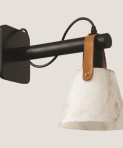 ΑΠΛΙΚΑ ΤΟΙΧΟΥ Ε27  ΛΕΥΚΟ/ΜΑΡΜΑΡΟ EUROLAMP 144-28003