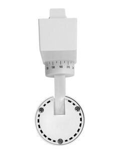 Globostar S-40012 Μονοφασικό Bridgelux COB LED Λευκό Φωτιστικό Σποτ Ράγας 10W 230V 1200lm 30° Θερμό Λευκό 3000k