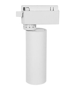 Globostar S-40010 Μονοφασικό Bridgelux COB LED Λευκό Φωτιστικό Σποτ Ράγας 10W 230V 1300lm 30° Ψυχρό Λευκό 6000k