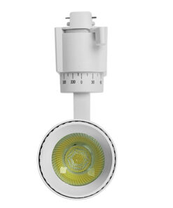 Globostar S-40010 Μονοφασικό Bridgelux COB LED Λευκό Φωτιστικό Σποτ Ράγας 10W 230V 1300lm 30° Ψυχρό Λευκό 6000k