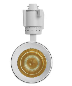 Globostar S-40018 Μονοφασικό Bridgelux COB LED Λευκό Φωτιστικό Σποτ Ράγας 20W 230V 2400lm 30° Θερμό Λευκό 3000k