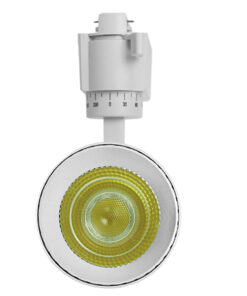 Globostar S-40016 Μονοφασικό Bridgelux COB LED Λευκό Φωτιστικό Σποτ Ράγας 20W 230V 2600lm 30° Ψυχρό Λευκό 6000k