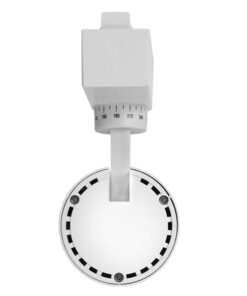 Globostar S-40016 Μονοφασικό Bridgelux COB LED Λευκό Φωτιστικό Σποτ Ράγας 20W 230V 2600lm 30° Ψυχρό Λευκό 6000k