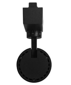 Globostar 60811 Μονοφασικό Bridgelux COB LED Μάυρο Φωτιστικό Σποτ Ράγας 20W 230V 2400lm 30° Θερμό Λευκό 3000k