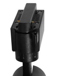 Globostar 60811 Μονοφασικό Bridgelux COB LED Μάυρο Φωτιστικό Σποτ Ράγας 20W 230V 2400lm 30° Θερμό Λευκό 3000k