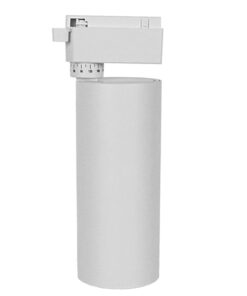 Globostar 60814 Μονοφασικό Bridgelux COB LED Λευκό Φωτιστικό Σποτ Ράγας 30W 230V 3600lm 30° Θερμό Λευκό 3000k