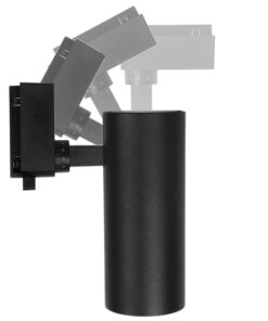 Μονοφασικό Bridgelux COB LED Μάυρο Φωτιστικό Σποτ Ράγας 30W 230V 3750lm 30° Φυσικό Λευκό 4500k GloboStar 93112