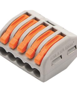 ΚΛΕΜΜΑ PCT-215 5 ΘΕΣΕΩΝ ΜΕ ΥΠΟΔΟΧΗ 0,80-2,5mm 32Α 400V EUROLAMP 147-11050