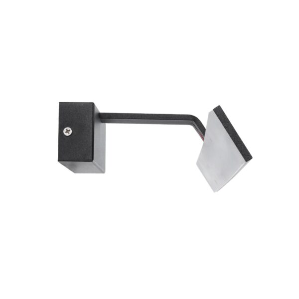 GloboStar® MIRROR 60517 Φωτιστικό Τοίχου – Απλίκα LED 14W 1680lm 120° AC 85-265V IP54 Φυσικό Λευκό 4500K Μαύρο Μέταλλο – Μ58 x Π15 x Υ6cm – 2 Xρόνια Εγγύηση