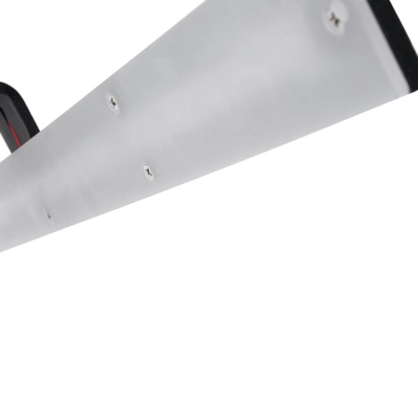 GloboStar® MIRROR 60517 Φωτιστικό Τοίχου – Απλίκα LED 14W 1680lm 120° AC 85-265V IP54 Φυσικό Λευκό 4500K Μαύρο Μέταλλο – Μ58 x Π15 x Υ6cm – 2 Xρόνια Εγγύηση