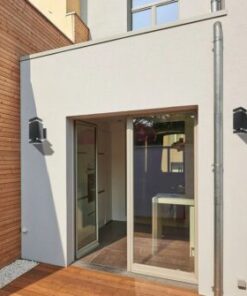 Επιτοίχιο φωτιστικό κήπου 2xE27 IP44 τετράγωνο με μαύρο σώμα V-TAC – 93574