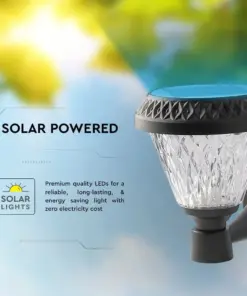 LED Ηλιακό Φαναράκι Τοίχου με RF Control V-TAC IP44 Μαύρο Σώμα CCT – 93575