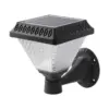 LED Ηλιακό Φαναράκι Τοίχου με RF Control V-TAC IP44 Μαύρο Σώμα  CCT – 93578