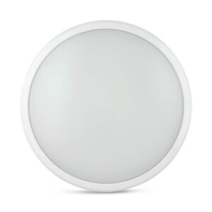 LED Πλαφονιέρα Λευκή με Ανιχνευτή Κίνησης 12W V-TAC PRO Samsung Chip 1440lm Φ270 Ψυχρό 6400K – 938