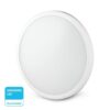 LED Πλαφονιέρα Λευκή με Ανιχνευτή Κίνησης 12W V-TAC PRO Samsung Chip 1440lm Φ270 Ψυχρό 6400K – 938