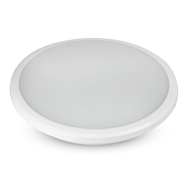 LED Πλαφονιέρα Λευκή με Ανιχνευτή Κίνησης 12W V-TAC PRO Samsung Chip 1440lm Φ270 Ψυχρό 6400K – 938