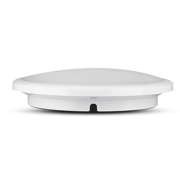 LED Πλαφονιέρα Λευκή με Ανιχνευτή Κίνησης 12W V-TAC PRO Samsung Chip 1440lm Φ270 Ψυχρό 6400K – 938