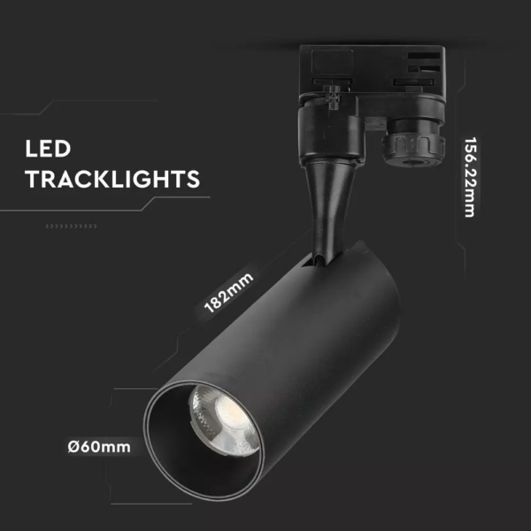 LED φωτιστικό ράγας COB 18W V-TAC PRO Samsung Chip 4000K Φυσικό λευκό – 940