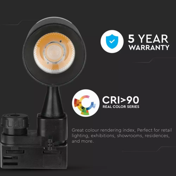 LED φωτιστικό ράγας COB 18W V-TAC PRO Samsung Chip 4000K Φυσικό λευκό – 940