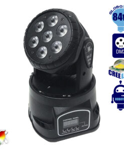 Επαγγελματική Κινούμενη Ρομποτική Κεφαλή WASH CREE LED 84W 230V 25° DMX512 RGBW GloboStar 51111