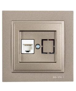 ΠΡΙΖΑ DATA CAT 6 RJ 45 MONH LIGHT FUME EUROLAMP – 152-10540