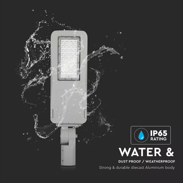 LED φωτιστικό δρόμου, V-TAC PRO Samsung Chip (CLASS I, INVENTRONICS DRIVER), 50W 5700Κ (140LM/W) – 953