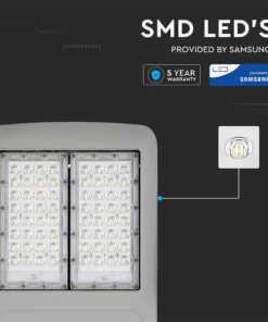 LED φωτιστικό δρόμου, V-TAC PRO Samsung Chip (CLASS I, INVENTRONICS DRIVER), 100W 5700Κ (140LM/W) – 954