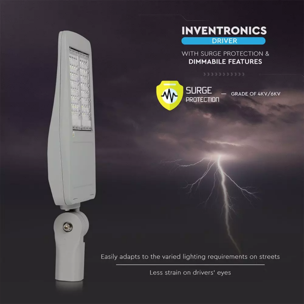 LED φωτιστικό δρόμου, V-TAC PRO Samsung Chip (CLASS I, INVENTRONICS DRIVER), 100W 5700Κ (140LM/W) – 954