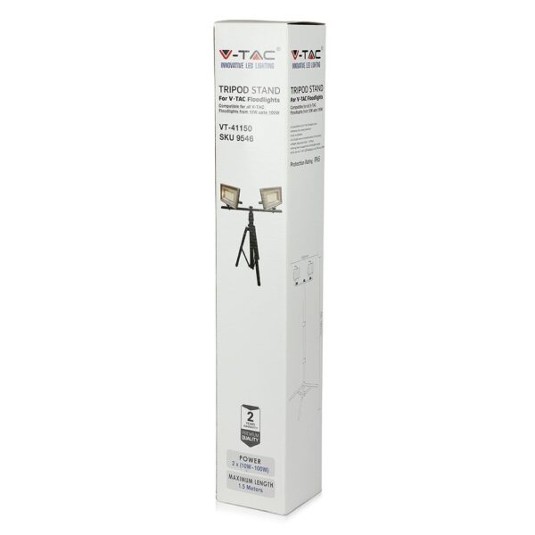 Μαύρη Βάση για LED Προβολείς Αλουμίνιο V-TAC – 9546
