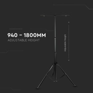Μαύρη Βάση για LED Προβολείς Αλουμίνιο V-TAC – 9546
