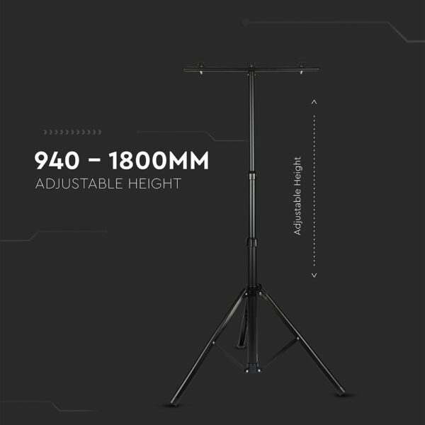 Μαύρη Βάση για LED Προβολείς Αλουμίνιο V-TAC – 9546