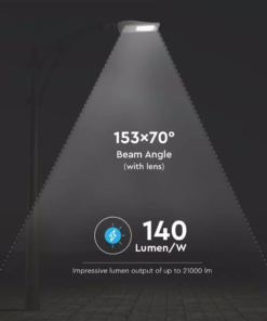 LED φωτιστικό δρόμου, V-TAC PRO Samsung Chip (CLASS I, INVENTRONICS DRIVER), 150W 5700Κ (140LM/W) – 955