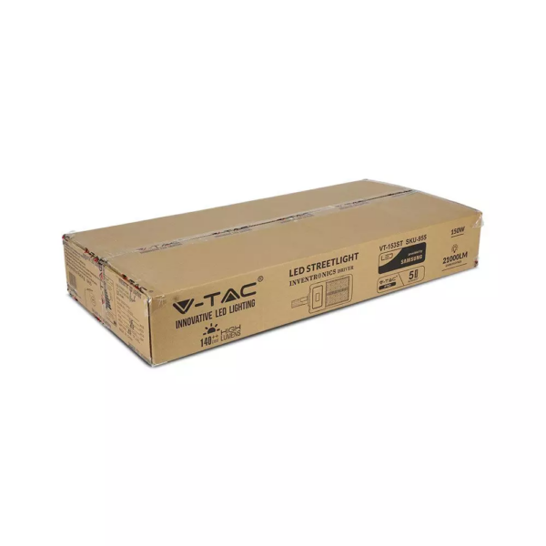LED φωτιστικό δρόμου, V-TAC PRO Samsung Chip (CLASS I, INVENTRONICS DRIVER), 150W 5700Κ (140LM/W) – 955