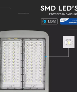 LED φωτιστικό δρόμου, V-TAC PRO Samsung Chip (CLASS I, INVENTRONICS DRIVER), 150W 5700Κ (140LM/W) – 955