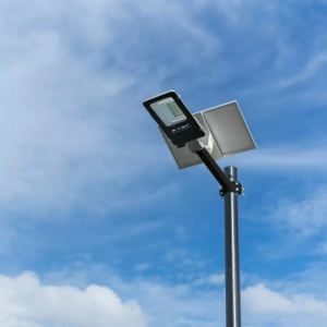 LED ηλιακό φωτιστικό δρόμου 50W ψυχρό λευκό 6000K μαύρο σώμα V-TAC – 95509