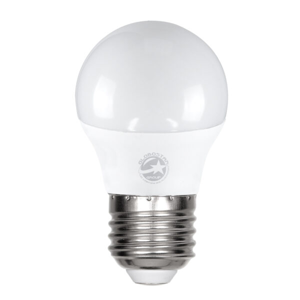 GloboStar® 60023 Λάμπα LED E27 G45 Γλομπάκι 6W 564lm 260° AC 220-240V IP20 Φ4.5 x Υ7.8cm Θερμό Λευκό 2700K - 3 Years Warranty