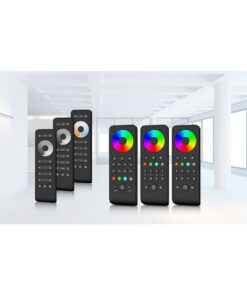 GloboStar® 71563 RS4 SKYDANCE Ασύρματο Χειριστήριο Αφής RF 2.4Ghz 4 Group για όλα τα RGB/RGBW SKYDANCE Controller DC 3V 2 x AAA – IP20 Μαύρο Μ14 x Π5 x Υ1.9cm – 5 Years Warranty