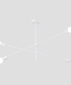 ΦΩΤΙΣΤΙΚΟ ΚΡΕΜΑΣΤΟ 4xΕ27 100×55 ΛΕΥΚΟ EUROLAMP 144-23000
