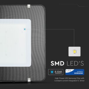 LED Προβολέας 400W V-TAC PRO Samsung Chip Μαύρος 100° 48000lm Αδιάβροχος IP65 Φυσικό 4000K – 964