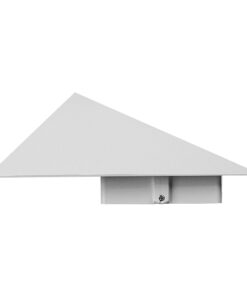 GloboStar® 96503 LED Φωτιστικό Τοίχου Απλίκα STEALTH Αρχιτεκτονικού Φωτισμού Λευκό Αδιάβροχο IP65 10 Watt CREE 1200lm 60° 230V Ψυχρό Λευκό Μ17 x Π7.5 x Υ17cm