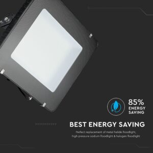 LED Προβολέας 500W V-TAC PRO Samsung Chip Μαύρος 100° 60000lm Αδιάβροχος IP65 Φυσικό 4000K – 966