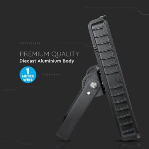 LED Προβολέας 500W V-TAC PRO Samsung Chip Μαύρος 100° 60000lm Αδιάβροχος IP65 Φυσικό 4000K – 966